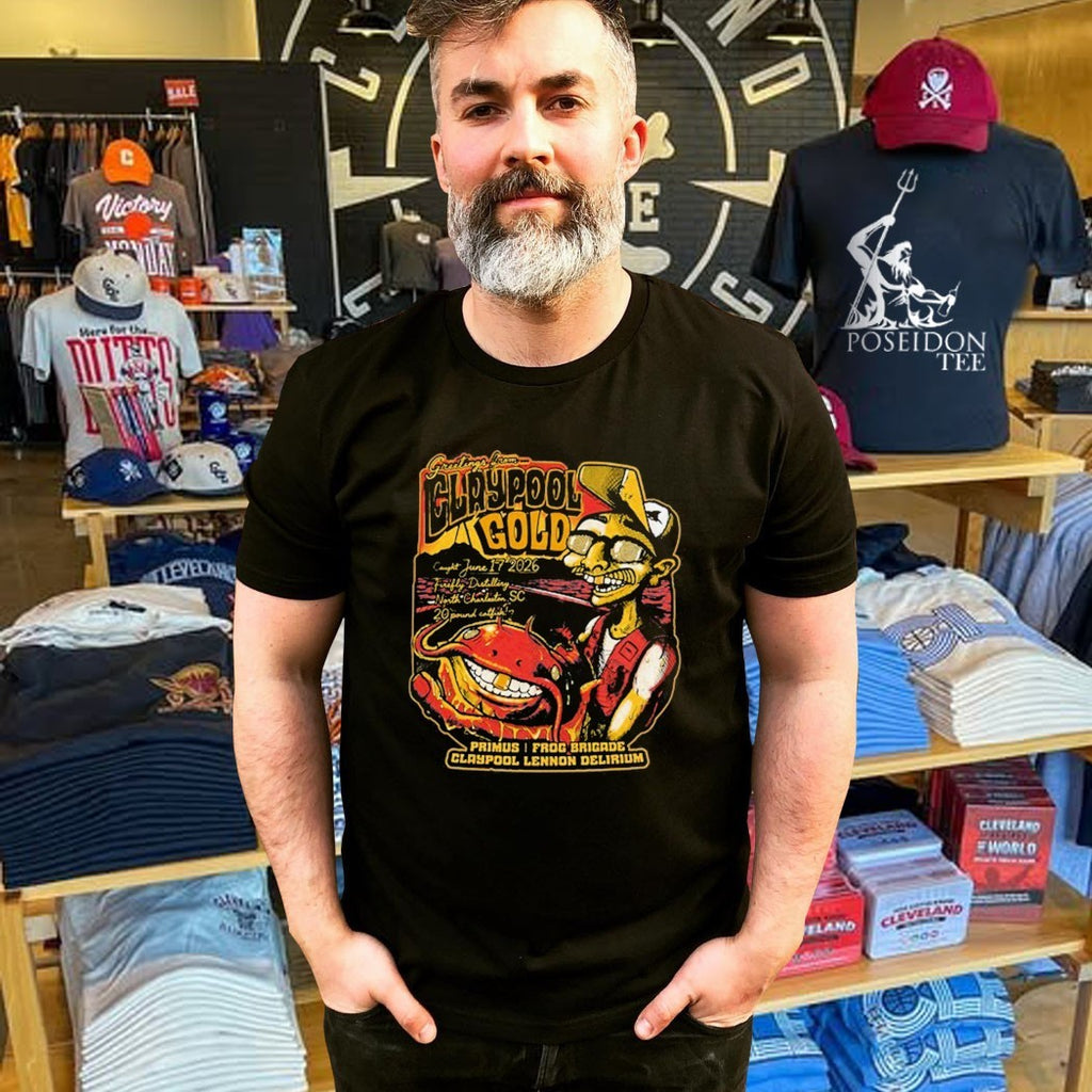 Claypool Gold Primus Frog Brigade Claypool Lennon Delirium T-shirt