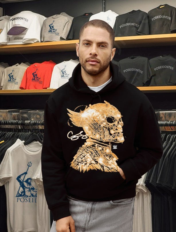 Cody Rhodes Skull Mask Gold T-shirt