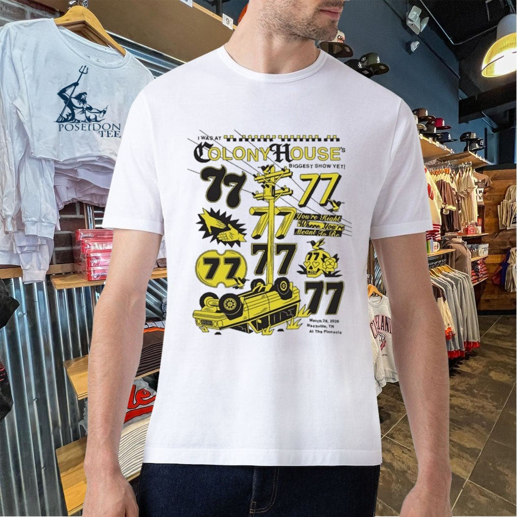 Colony House Nashville March 28 2026 T-shirt