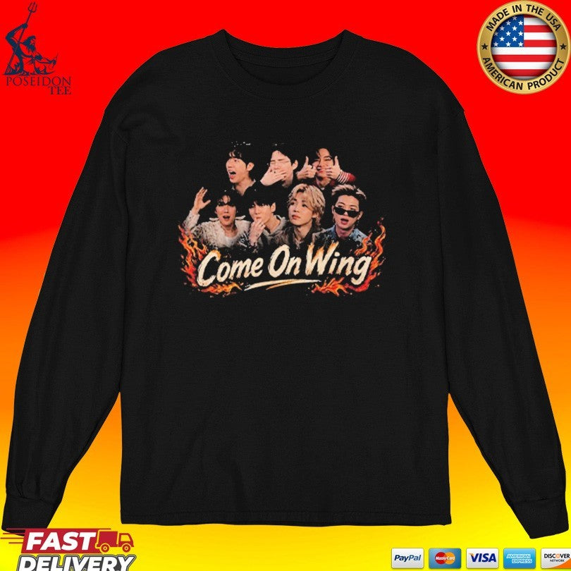 Come On Wing Funny BTS T-shirt