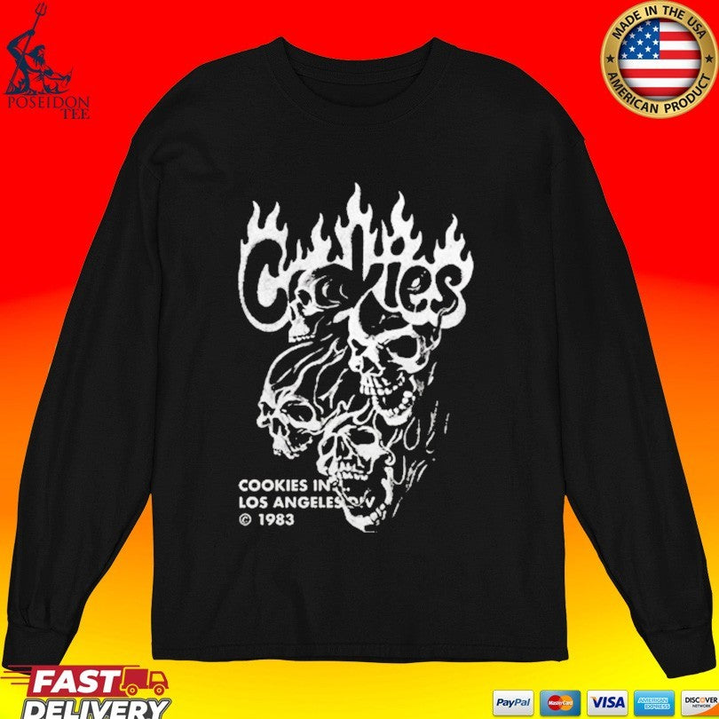 Cookies Flame In Los Angeles 1983 T-shirt