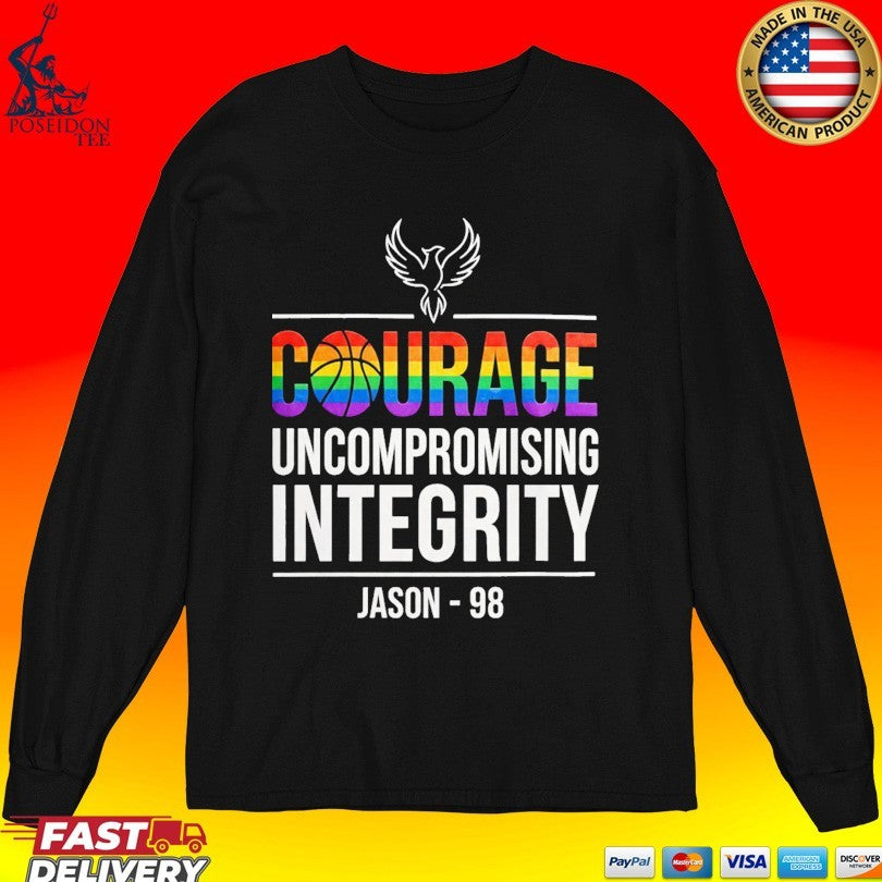 Courage Uncompromising Integrity Jason 98 Commemorative T-shirt