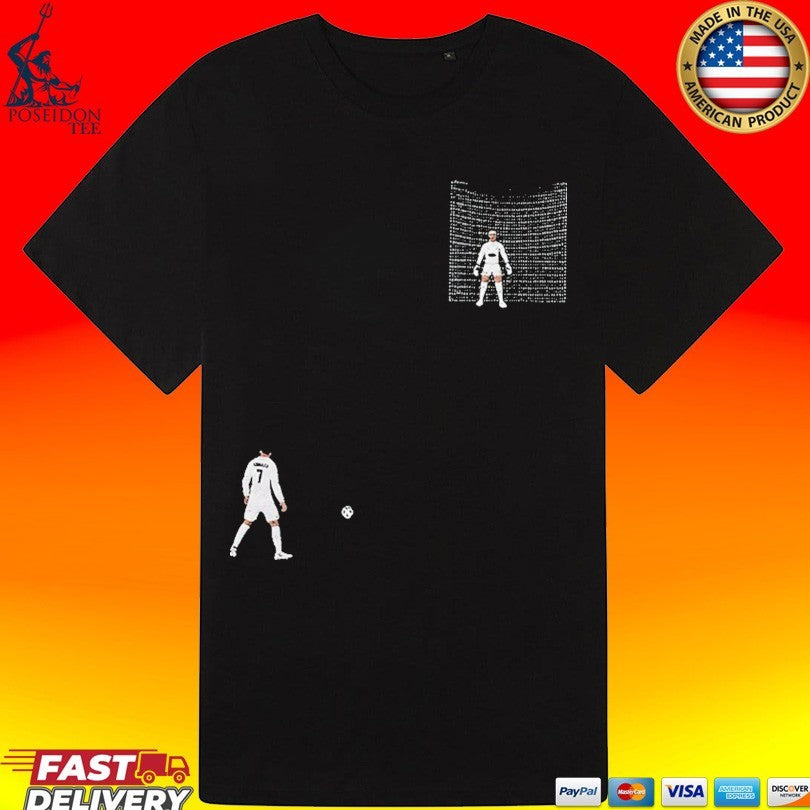 Cristiano Ronaldo Free Kick Print Pocket T-shirt