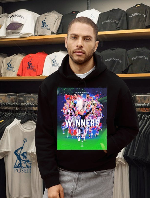 Crystal Palace Fc 2026 Leipzig Uefa Conference League Champions Winners South London And Proud T-shirt