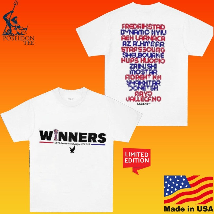 Crystal Palace Uefa Conference League 2025-26 Winners Legends T-shirt