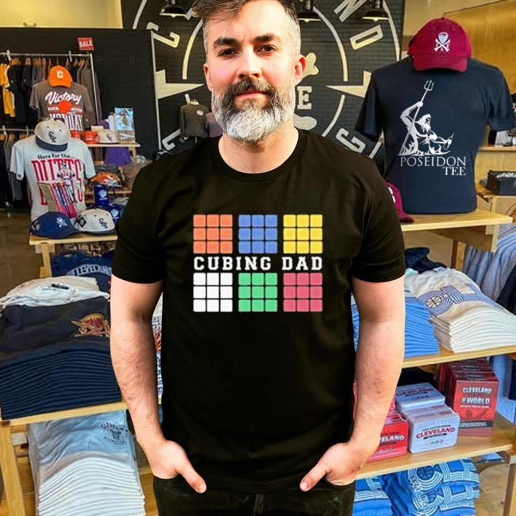 Cubing Dad V4 Rubiks Cube T-shirt