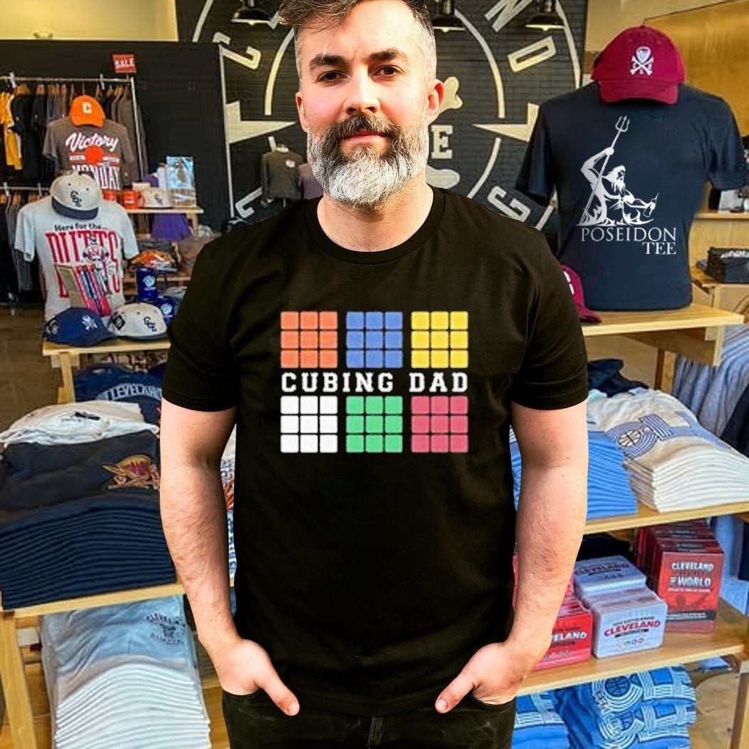 Cubing Dad V4 Rubiks Cube T-shirt