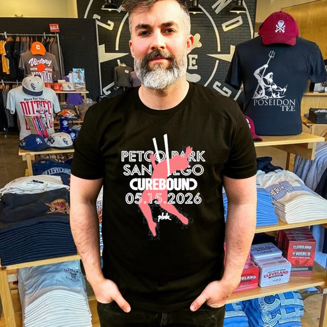 Curebound May 15 2026 Petco Park Black T-shirt