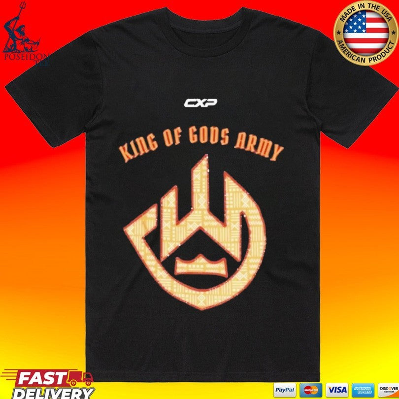 Cxp King Of Gods Army Deontay Wilder Logo T-shirt
