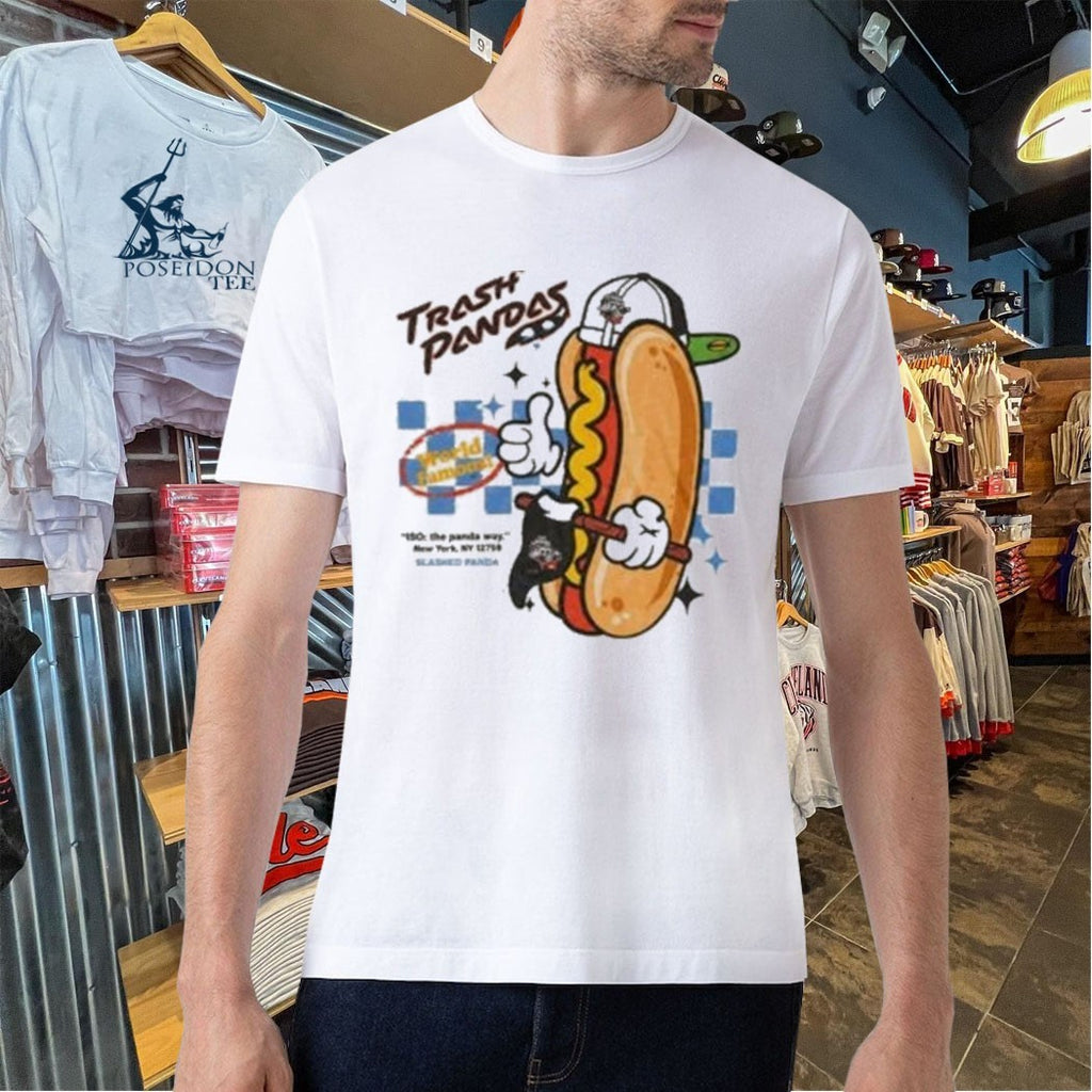 Rocket City Trash Pandas World Famous Hot Dog T-shirt