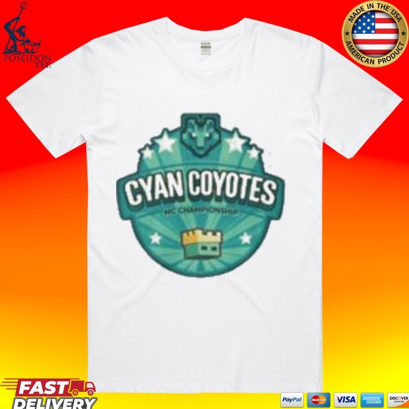 Cyan Coyotes MC Championship T-shirt