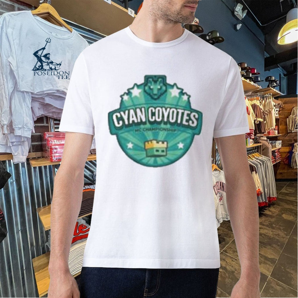 Cyan Coyotes MC Championship T-shirt