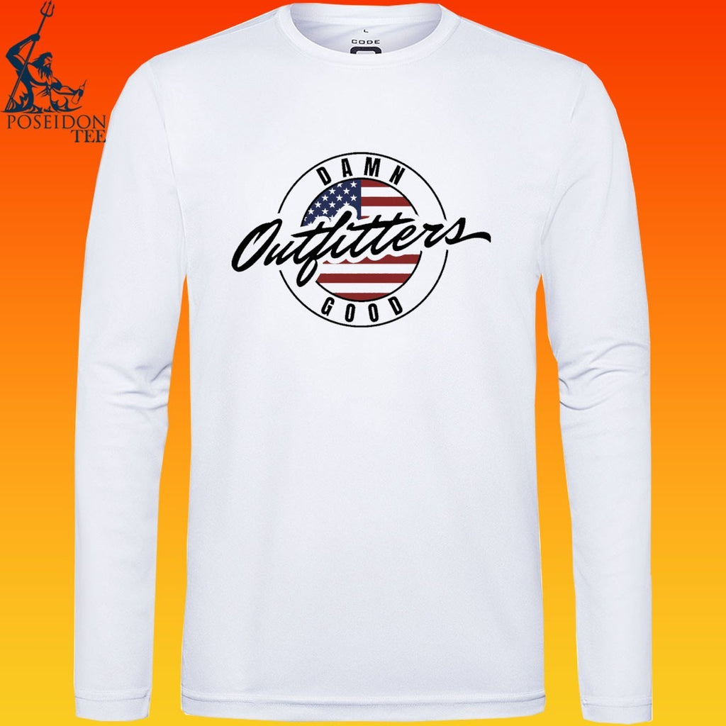 Damn Good Outfitters American Flag Logo T-shirt