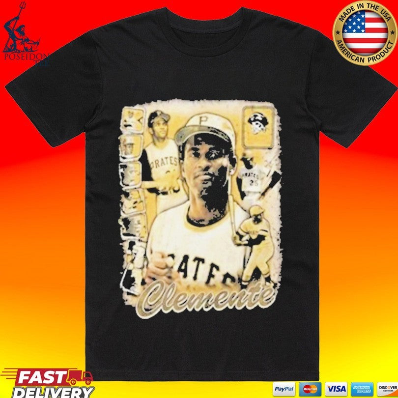 Darell Hernaiz Roberto Clemente Pirates T-shirt