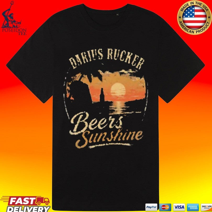 Darius Rucker Beers And Sunshine Grey T-shirt