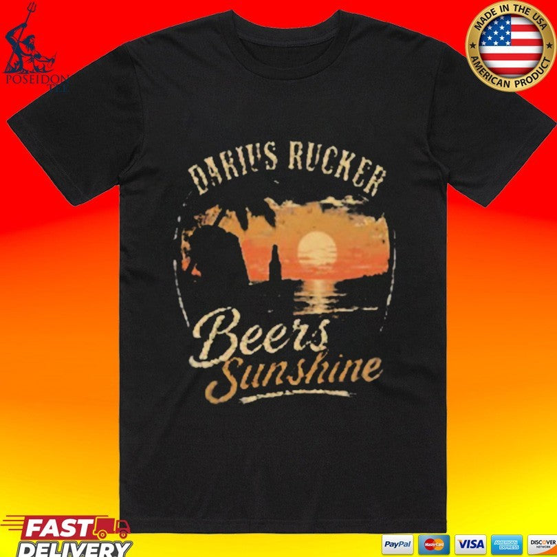 Darius Rucker Beers And Sunshine Grey T-shirt