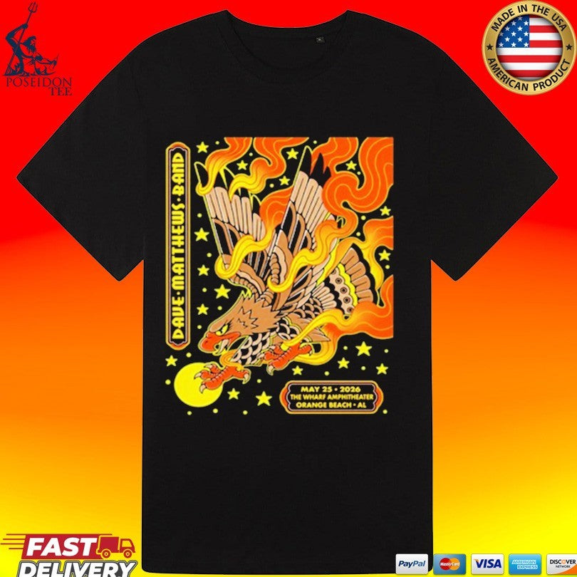 Dave Matthews 2026 Orange Beach Alabama T-shirt
