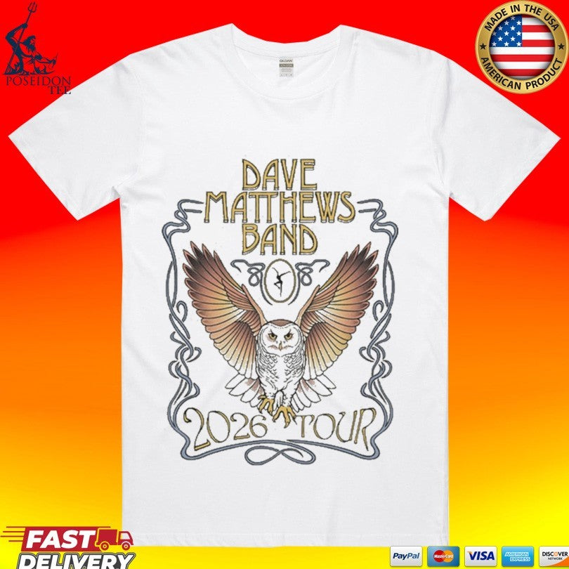 Dave Matthews Band Owl 2026 Tour T-shirt