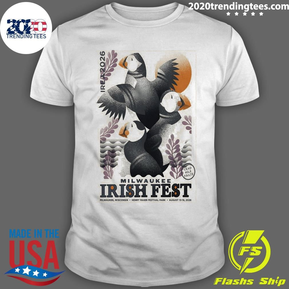 Milwaukee Irish Fest Milwaukee WI August 13-16, 2026 Shirt