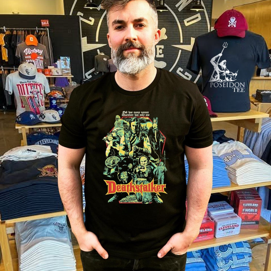 Deathstalker Evil Has Many Names Adventure Has Only One Reign Of Darkness T-shirt