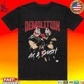 Demolition Ax & Smash Retro Wht T-shirt