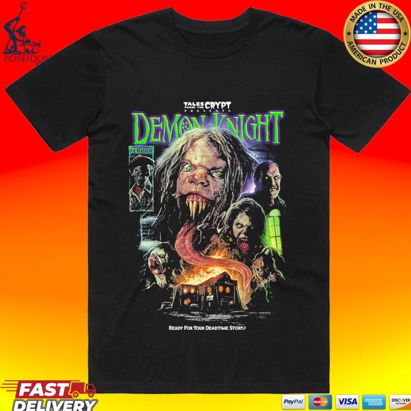 Demon Knight Ready For Your Deadtime Story T-shirt