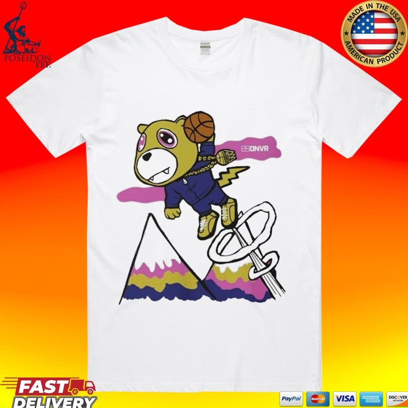 Denver Nuggets Dnvr Flying Mascot T-shirt
