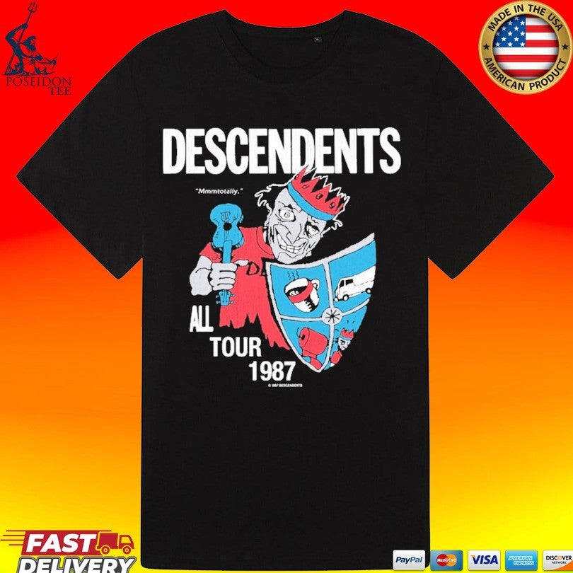 Descendents All Tour 1987 Jester T-shirt