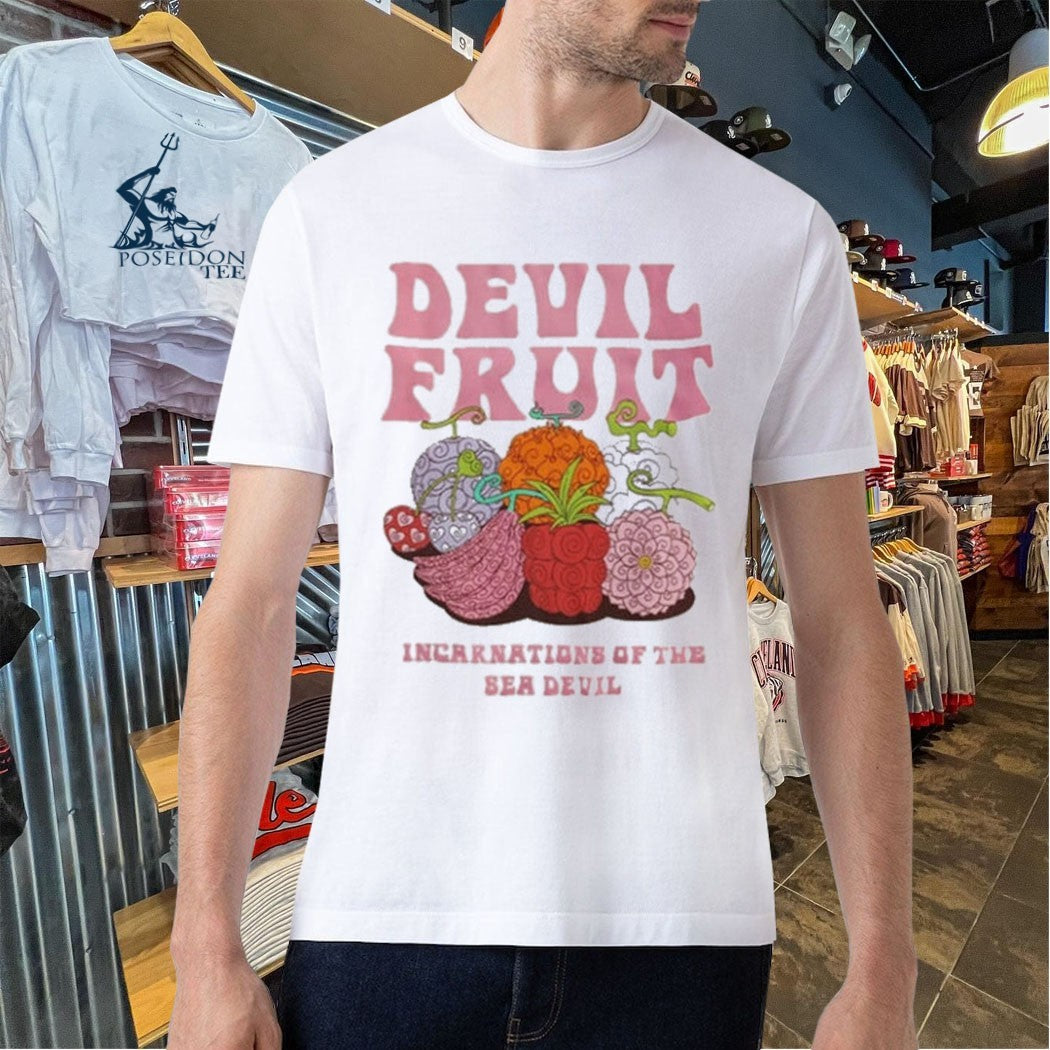 Devil Fruit Incarnations Of The Sea Devil T-shirt