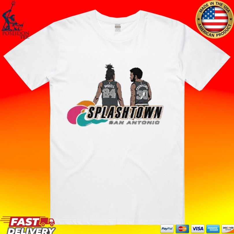 Devin Vassell And Julian Champagnie Splashtown San Antonio T-shirt
