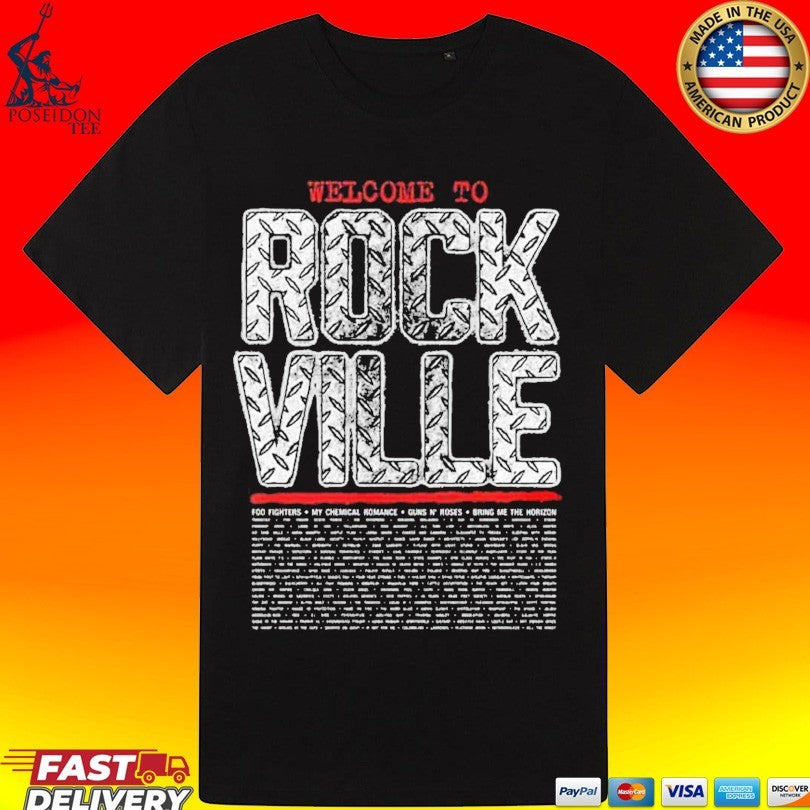 Diamond Plate Welcome To Rockville Daytona Beach FL On May 7 To 10 2026 T-shirt