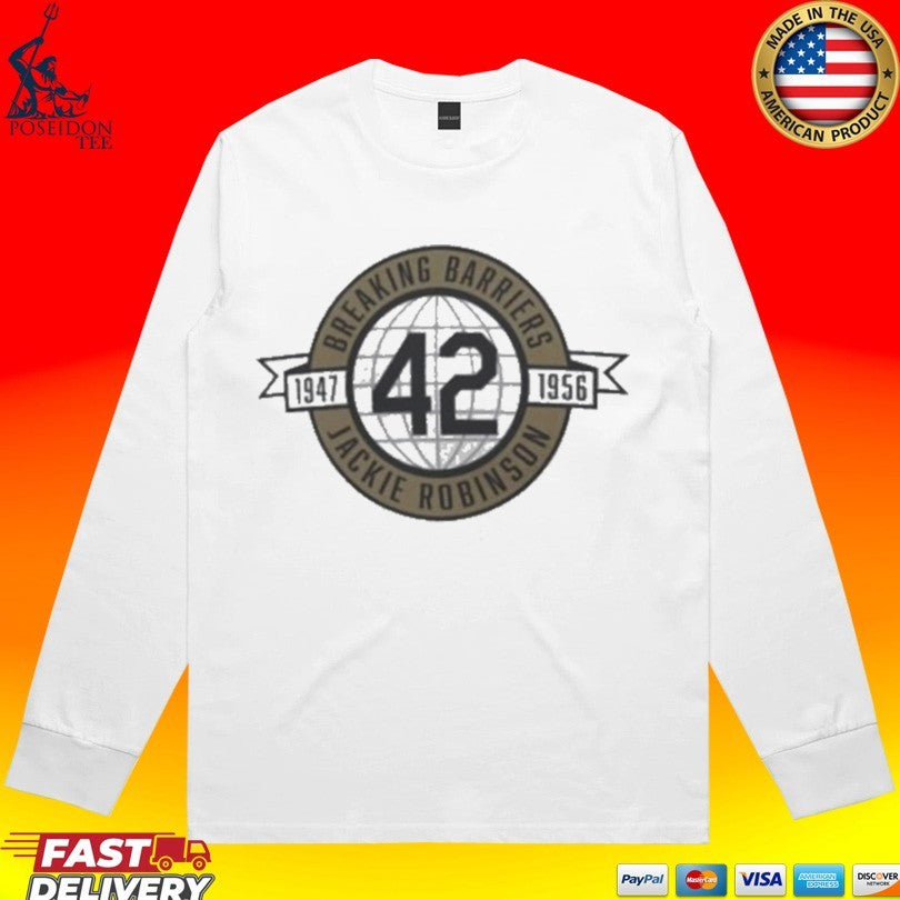 Dodgers Madness Jackie Robinson Barriers T-shirt