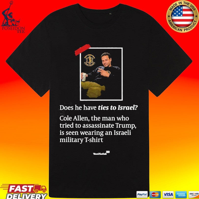 Does He Have Ties To Israel Cole Allen The Man Who Tried To Assassinate Trump Is Seen Wearing An Israeli Military T-shirt
