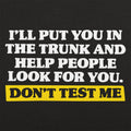 Don't Test Me