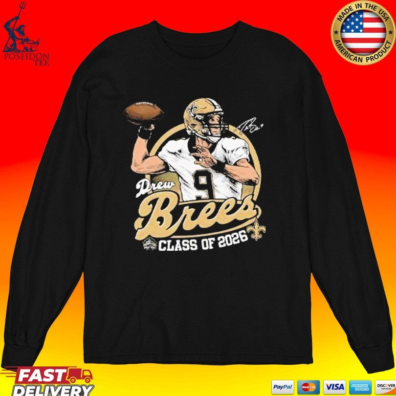 Drew Brees Hall Of Fame 2026 Shirt