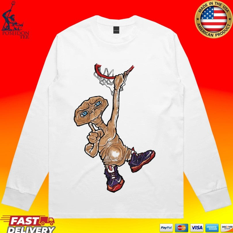 E T The Extra Terrestrial Dunk Basketball T-shirt
