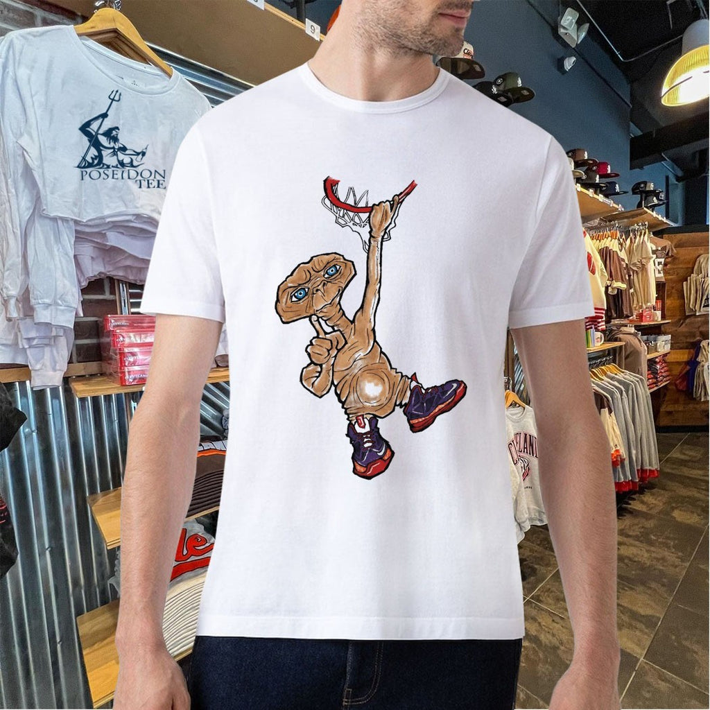 E T The Extra Terrestrial Dunk Basketball T-shirt