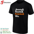 Jimmy and Roots and Knicks and Wu nickname basketball graphic shirt