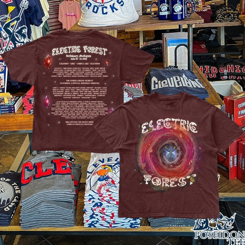 Electric Forest Portals 2026 Lineup T-shirt