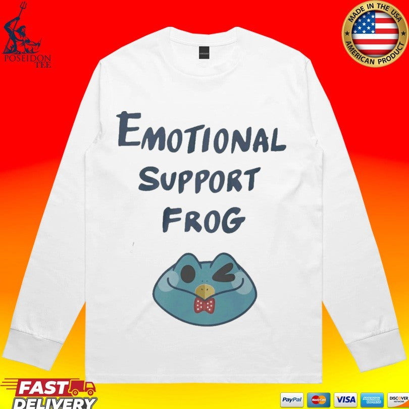 Emotional Support Frog Fizzarolli Cartoon T-shirt