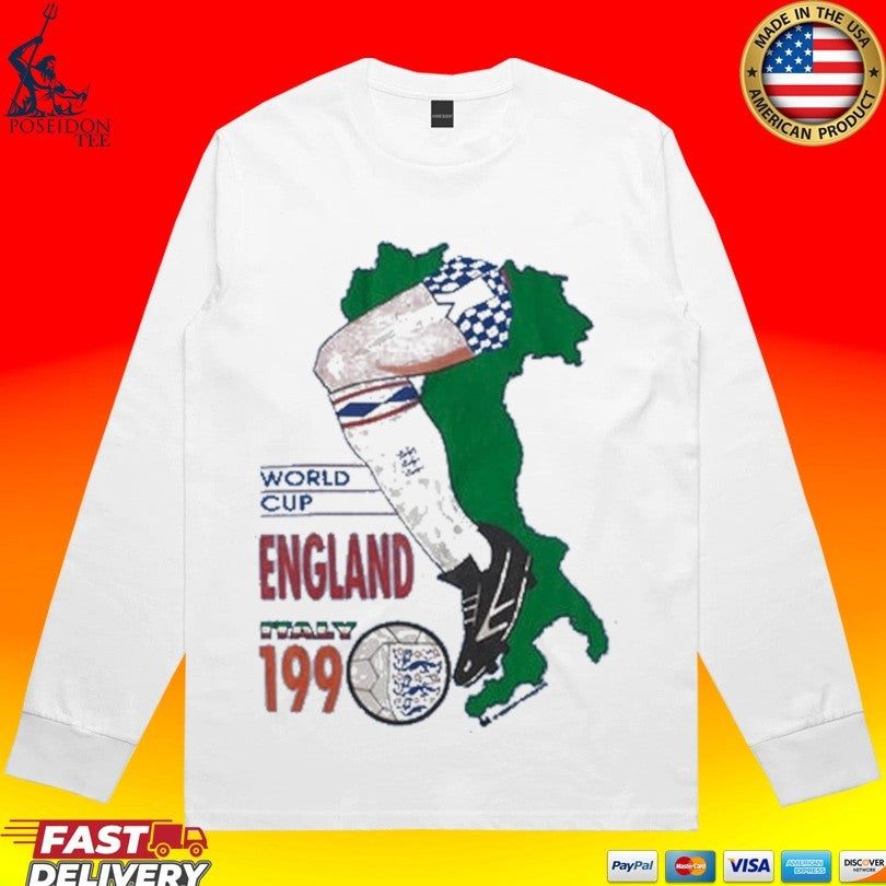 England World Cup Italy 1990 T-shirt