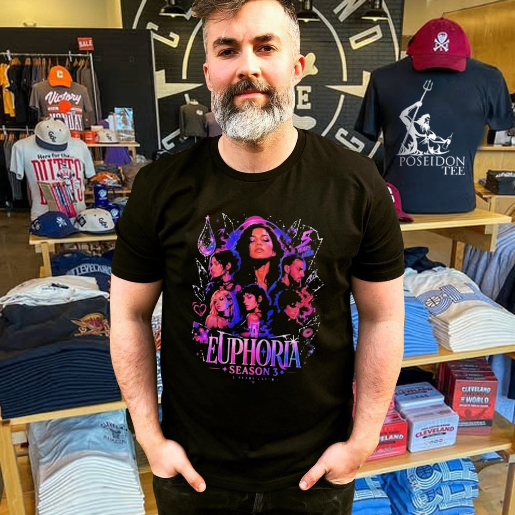 Euphoria Season 3 Moody Tv Show Fan Graphic T-shirt