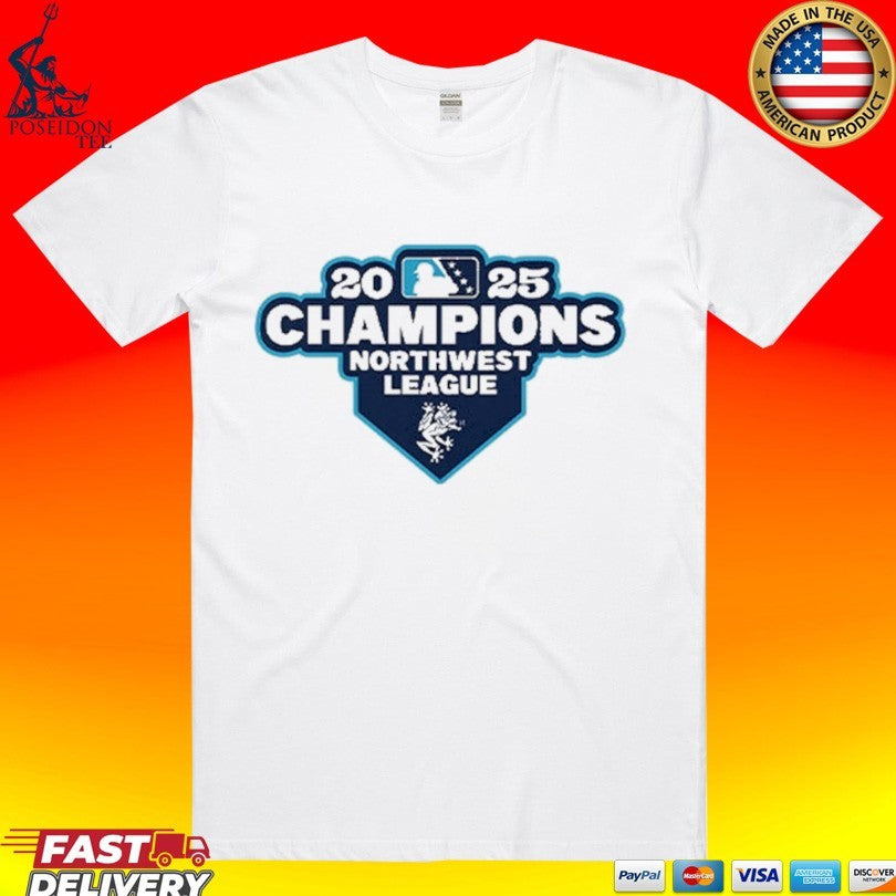 Everett Aquasox 2025 Northwest League Champions T-shirt
