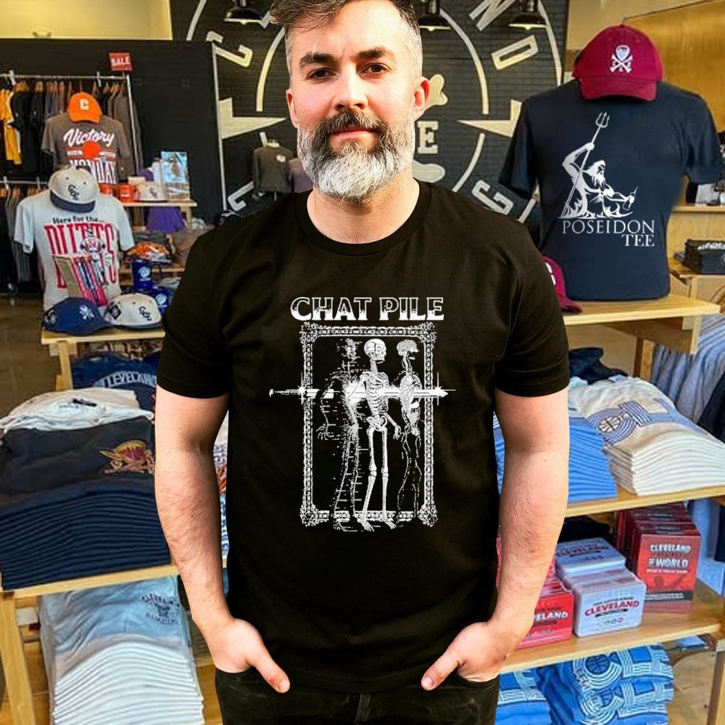 Evil Greed Chat Pile Swords T-shirt
