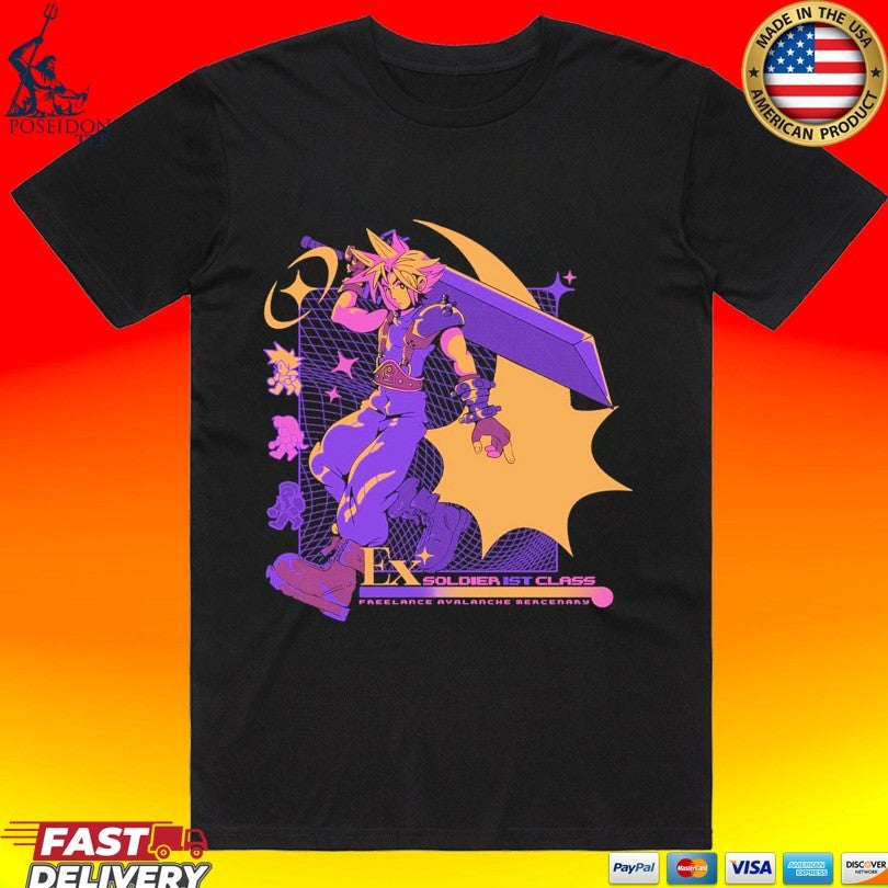 Ex-soldier Ist Class Freelance Avalanche Mercenary Jav T-shirt