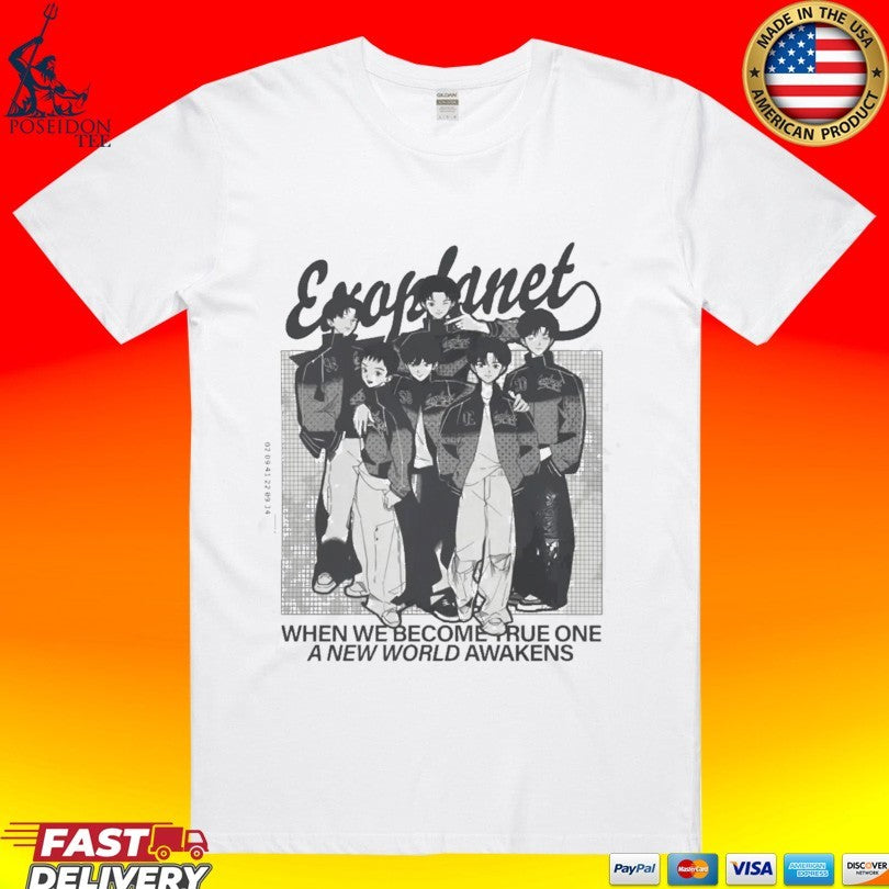Exoplanet When We Become True One A New World Awakens T-shirt