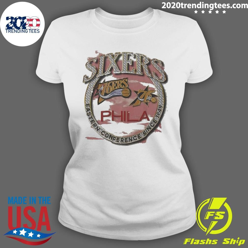 Sixers Philadelphia 76ers Hardwood Eastern Conference Since 1949 Vintage Shirt