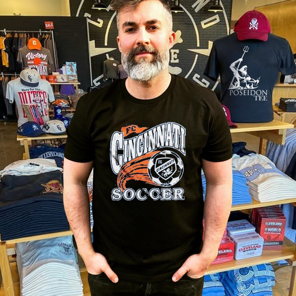 FC Cincinnati Soccer Ball Graphic T-shirt