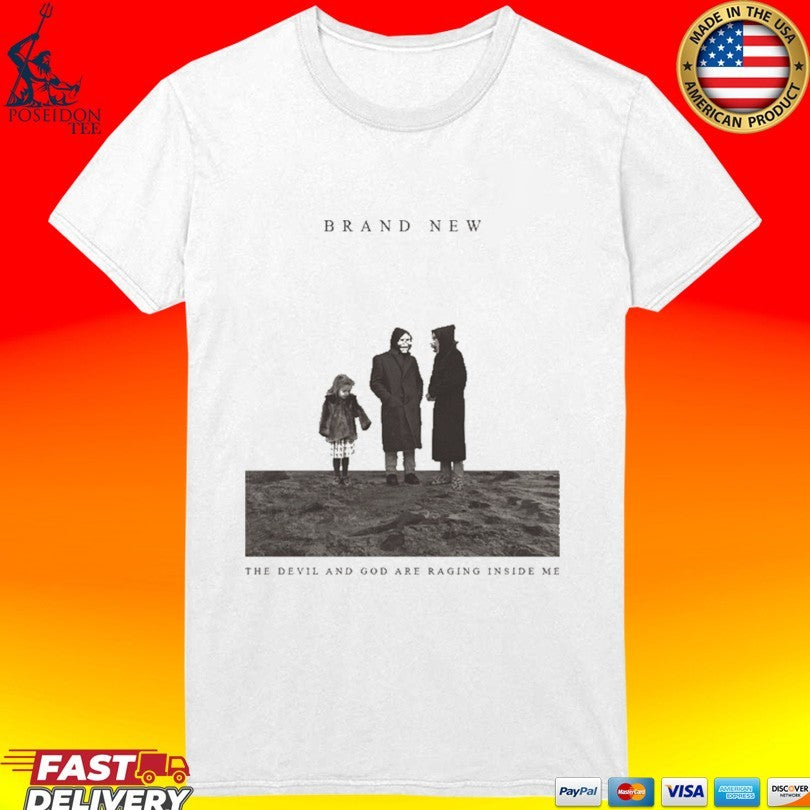 Fight Off Your Demons 7 Years + 13 Of Dag Brand New The Devil And God Are Raging Inside Me T-shirt