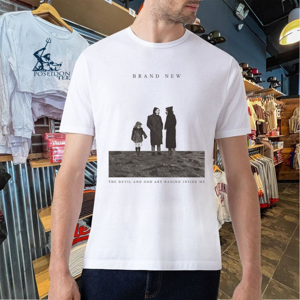 Fight Off Your Demons 7 Years + 13 Of Dag Brand New The Devil And God Are Raging Inside Me T-shirt